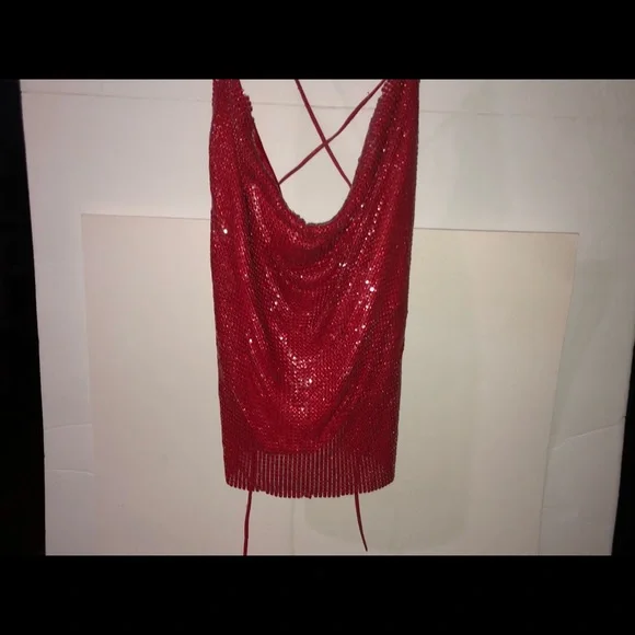 COPY - NWOT Vintage Lightweight Chain-linked Dancers Top - Picture 4 of 8